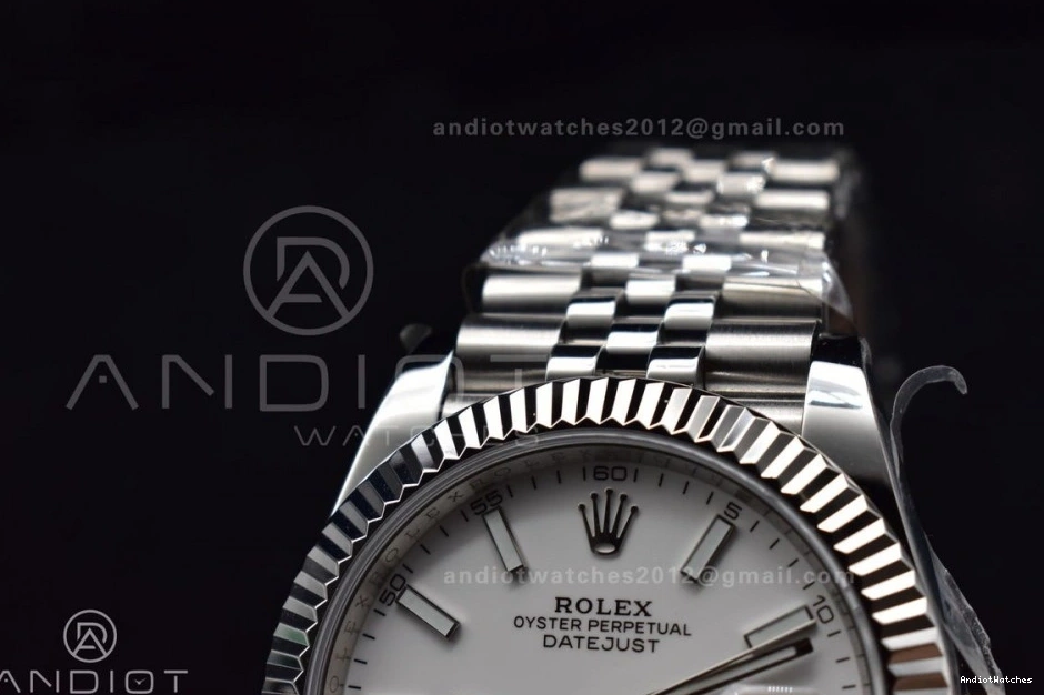 SA Chic 126334 41 Steel 1:1 Stick Jubilee Bracelet on 645 904L White Dial DateJust DIWF Best Edition 1010
